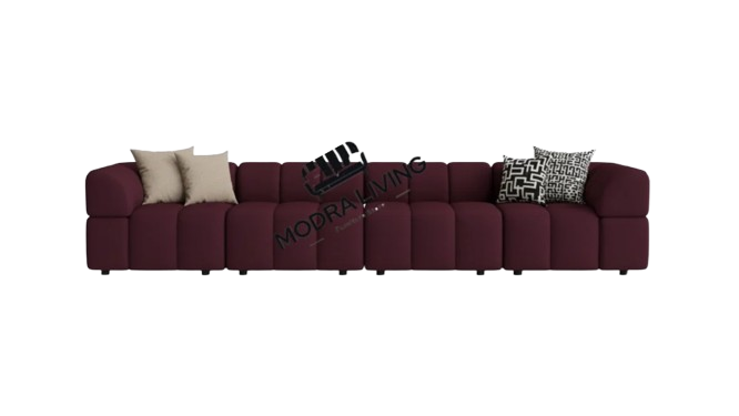 XL Sofa Deep Burgundy