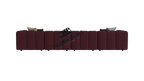 XL Sofa Deep Burgundy