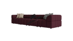 XL Sofa Deep Burgundy