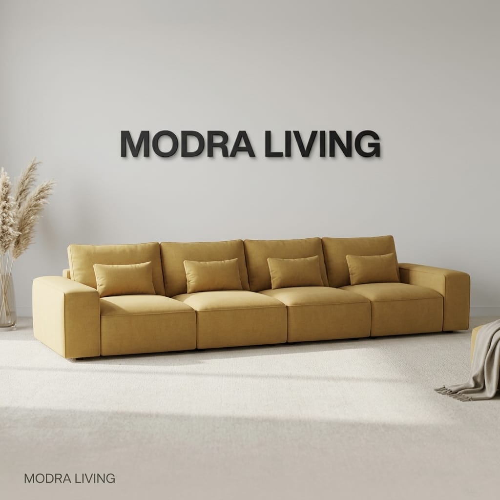 XL Sofa MUSTARD YELLOW