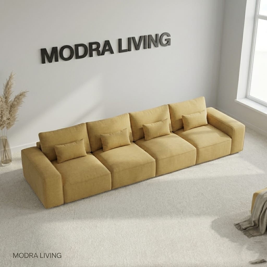 XL Sofa MUSTARD YELLOW