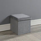 Brushed Velvet Box - Grey