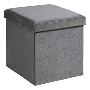 Brushed Velvet Box - Grey