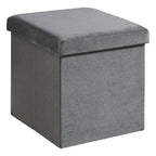 Brushed Velvet Box - Grey