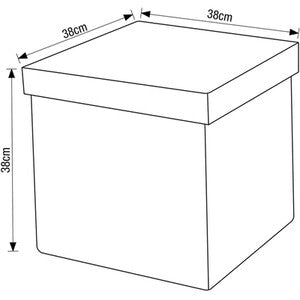 Brushed Velvet Box - Grey