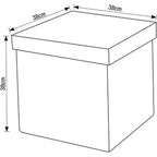 Brushed Velvet Box - Grey