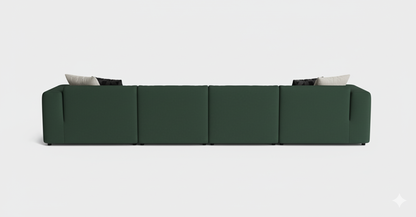 XL Sofa Forest Green