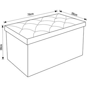 Seville Crushed Velvet Storage Trunk - Silver