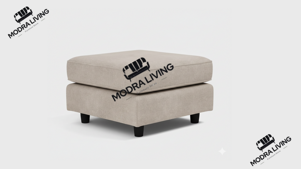 Footstool Summer Linen