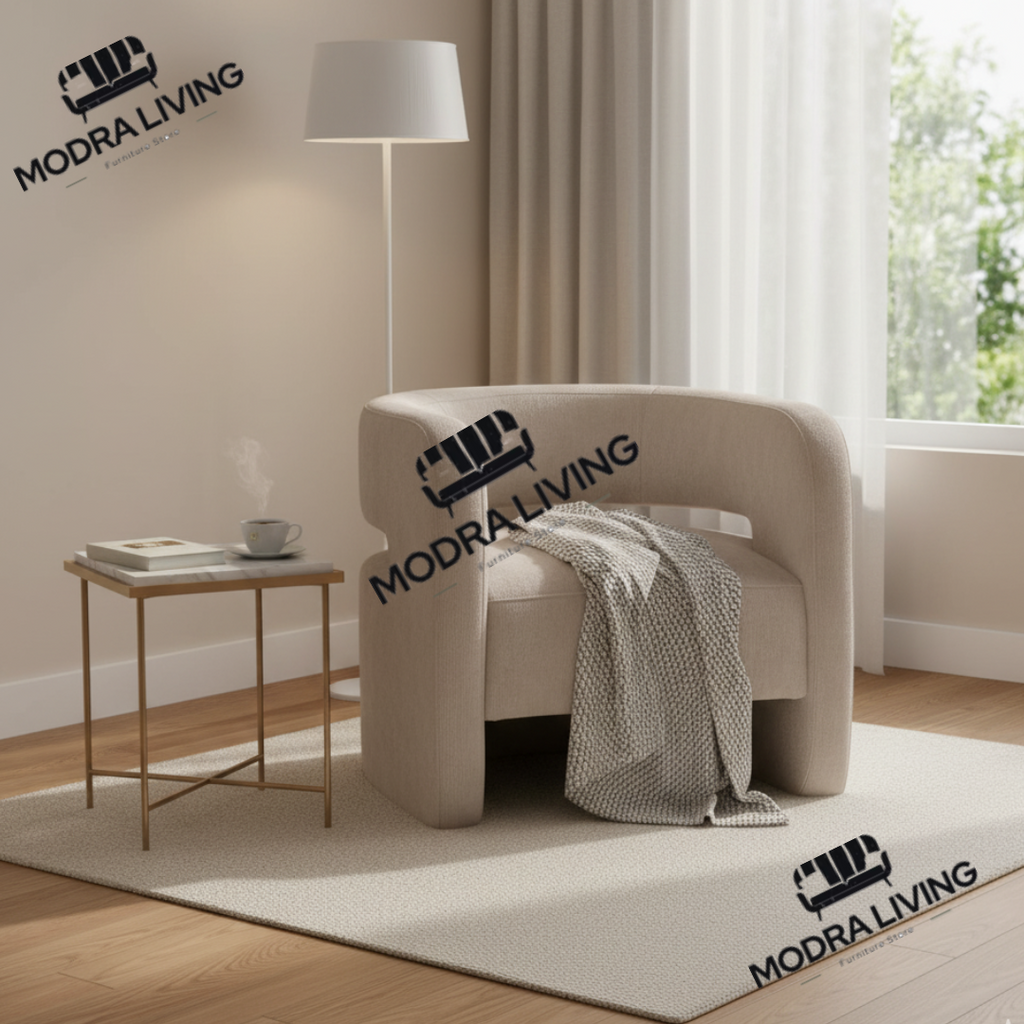 Accent Chair Quartz Stone