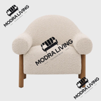 Accent Chair Fossil Stone