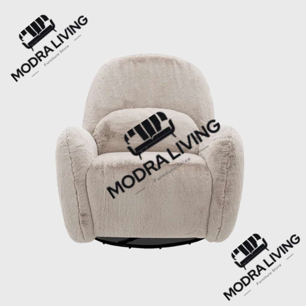 Swivel Rocker Power Recliner Chair Amber Mink