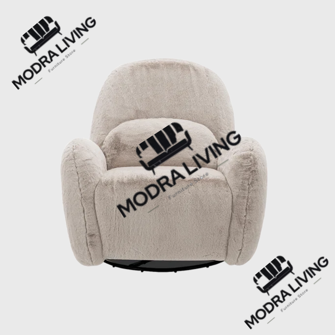 Swivel Rocker Power Recliner Chair Amber Mink