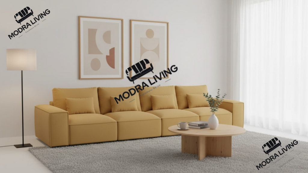 XL Sofa MUSTARD YELLOW