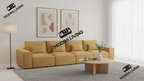XL Sofa MUSTARD YELLOW
