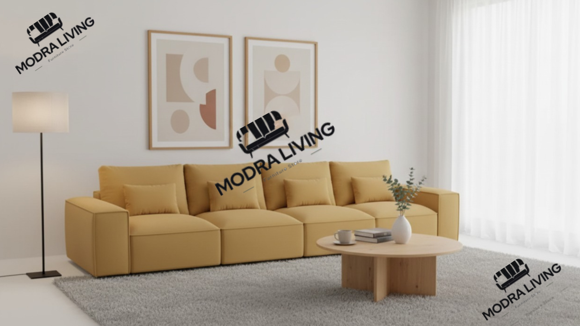 XL Sofa MUSTARD YELLOW