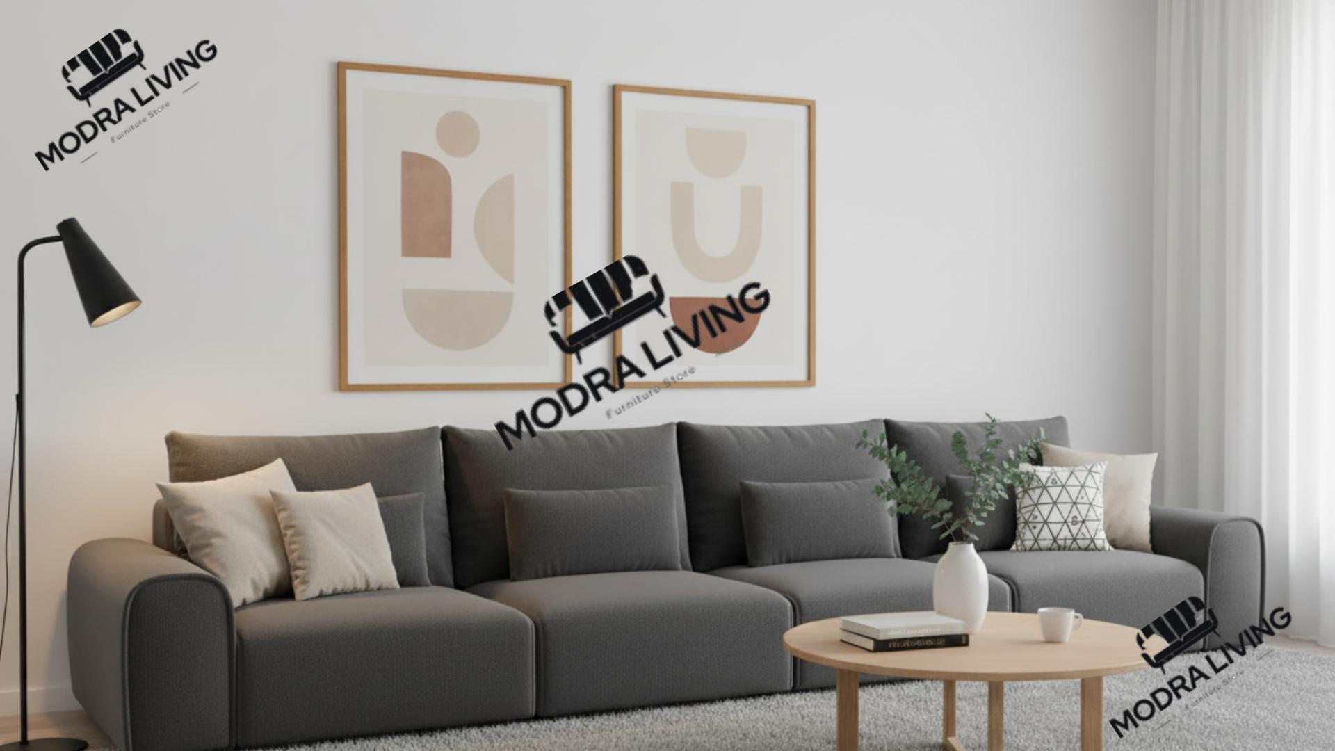 XL Sofa  Charcoal Grey