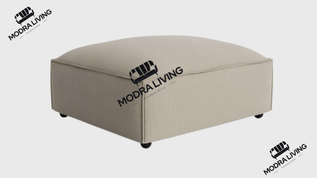 Small Footstool  Soft Truffle