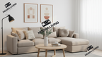Forma Right Corner Sofa – Stone Finish
