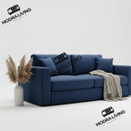 Luxe Modra 2-Seater Sofa