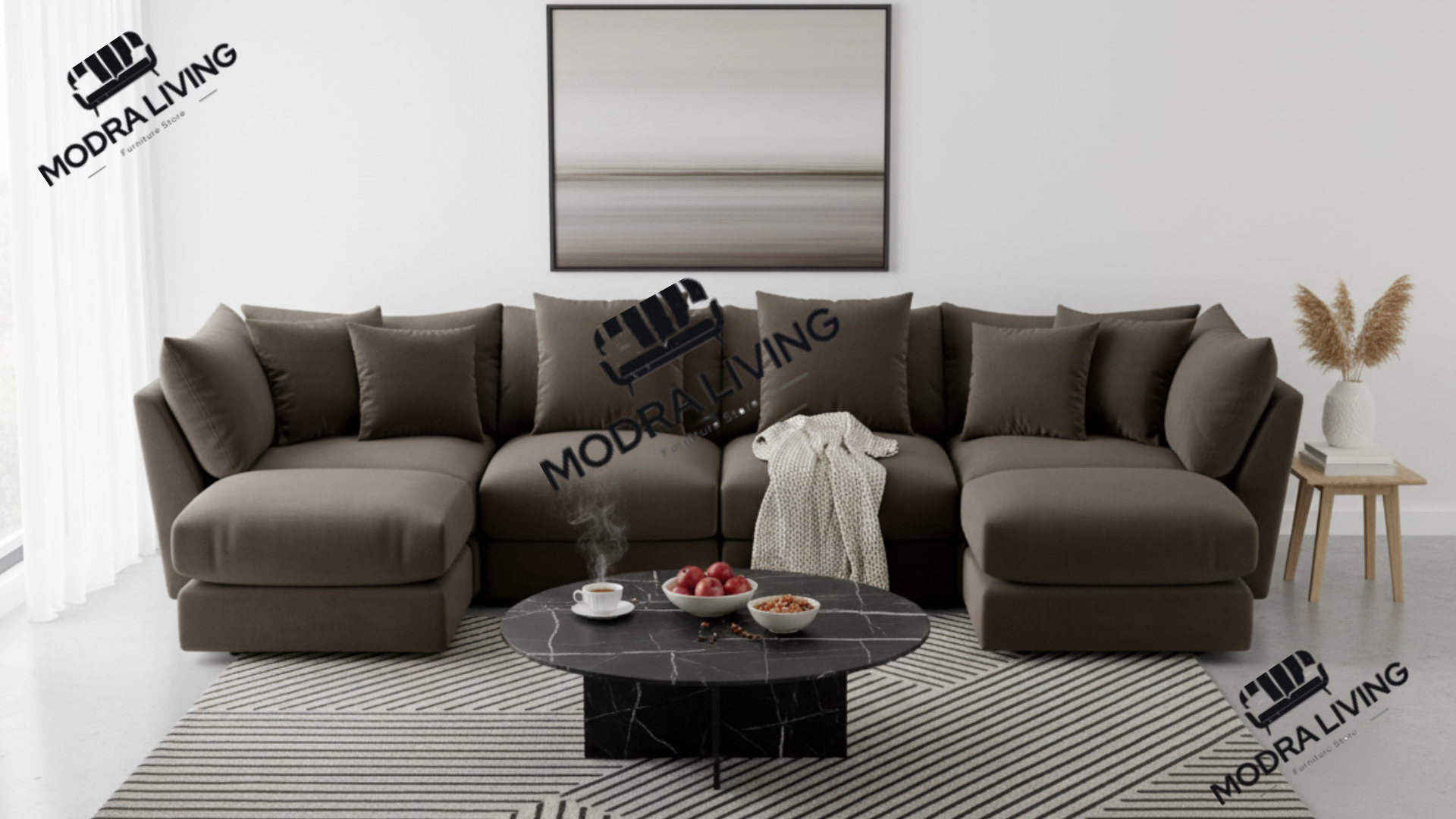 Forma XL U-Shape Footstool – End Unit