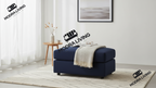 Footstool Blue