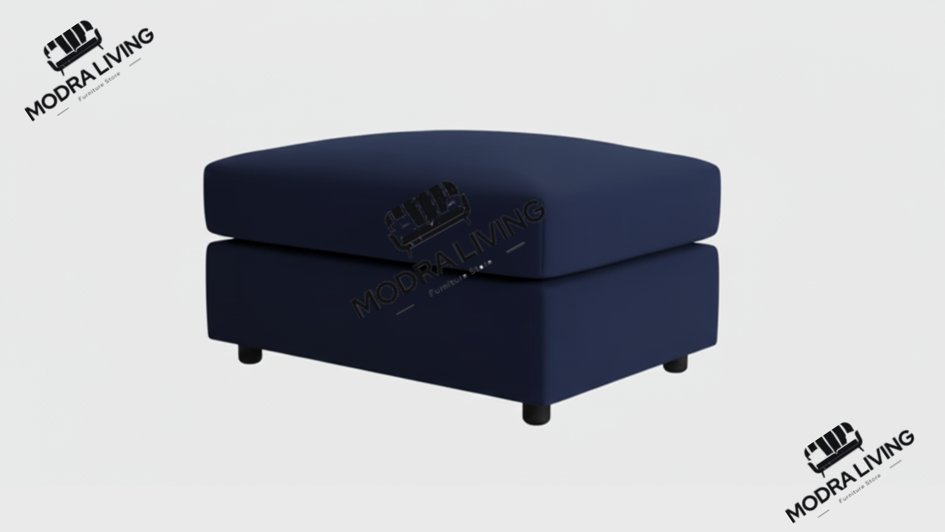 Footstool Blue