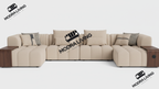 XL Sofa Almost Oyster