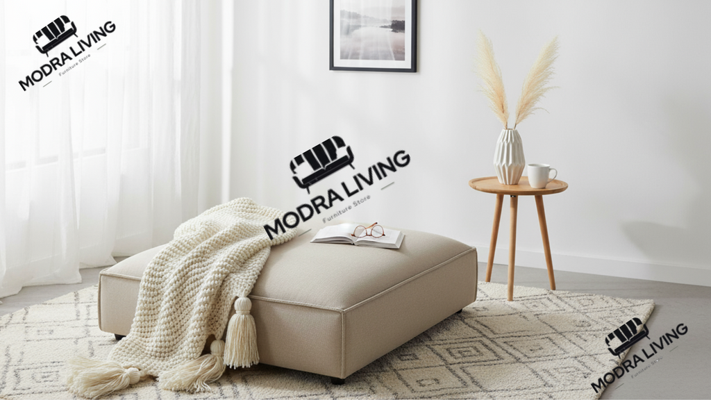 Footstool Soft Truffle