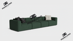 XL Sofa Forest Green