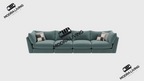 XL Sofa  Soft Teal