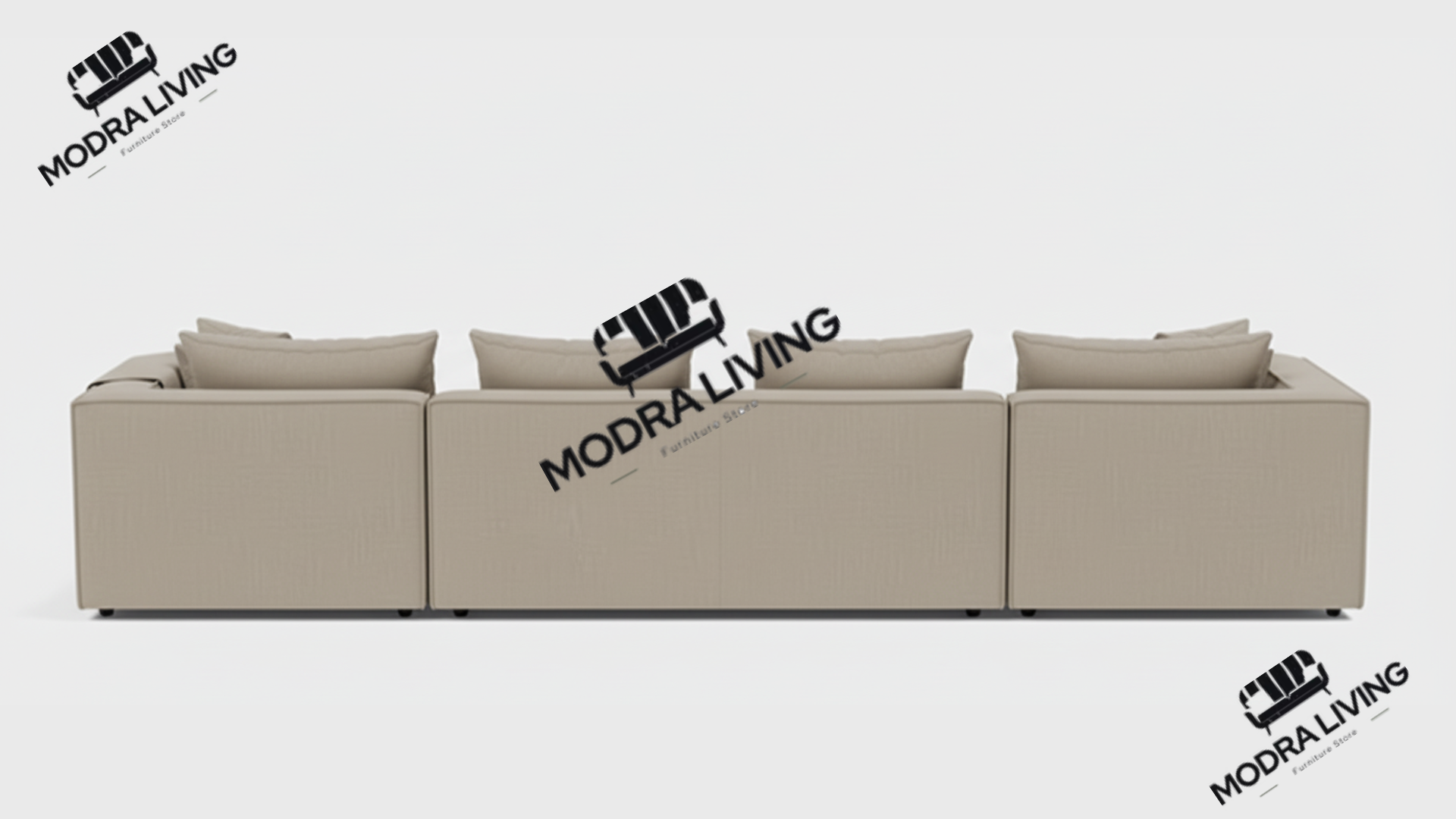 Forma XL U-Shape Sofa with Footstool – End Unit