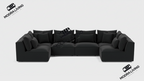 Forma XL U-Shape Sofa – Open End Design