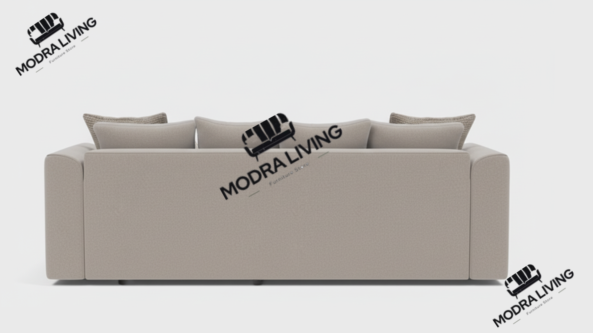 Forma Right Corner Sofa – Stone Finish