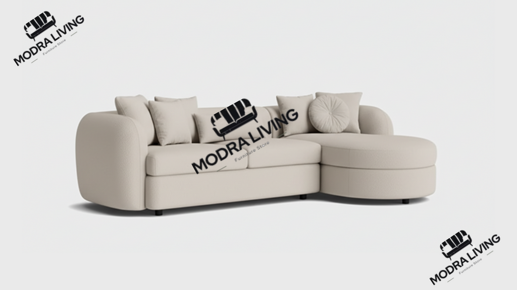 Forma Right Corner Sofa Bed with Chaise & Storage