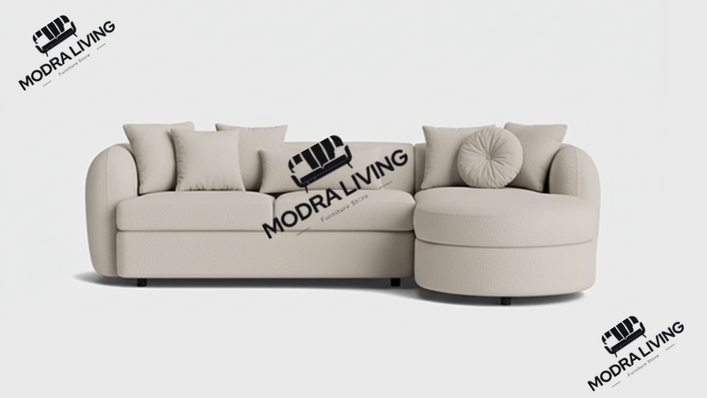 Forma Right Corner Sofa Bed with Chaise & Storage