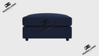 Footstool Blue