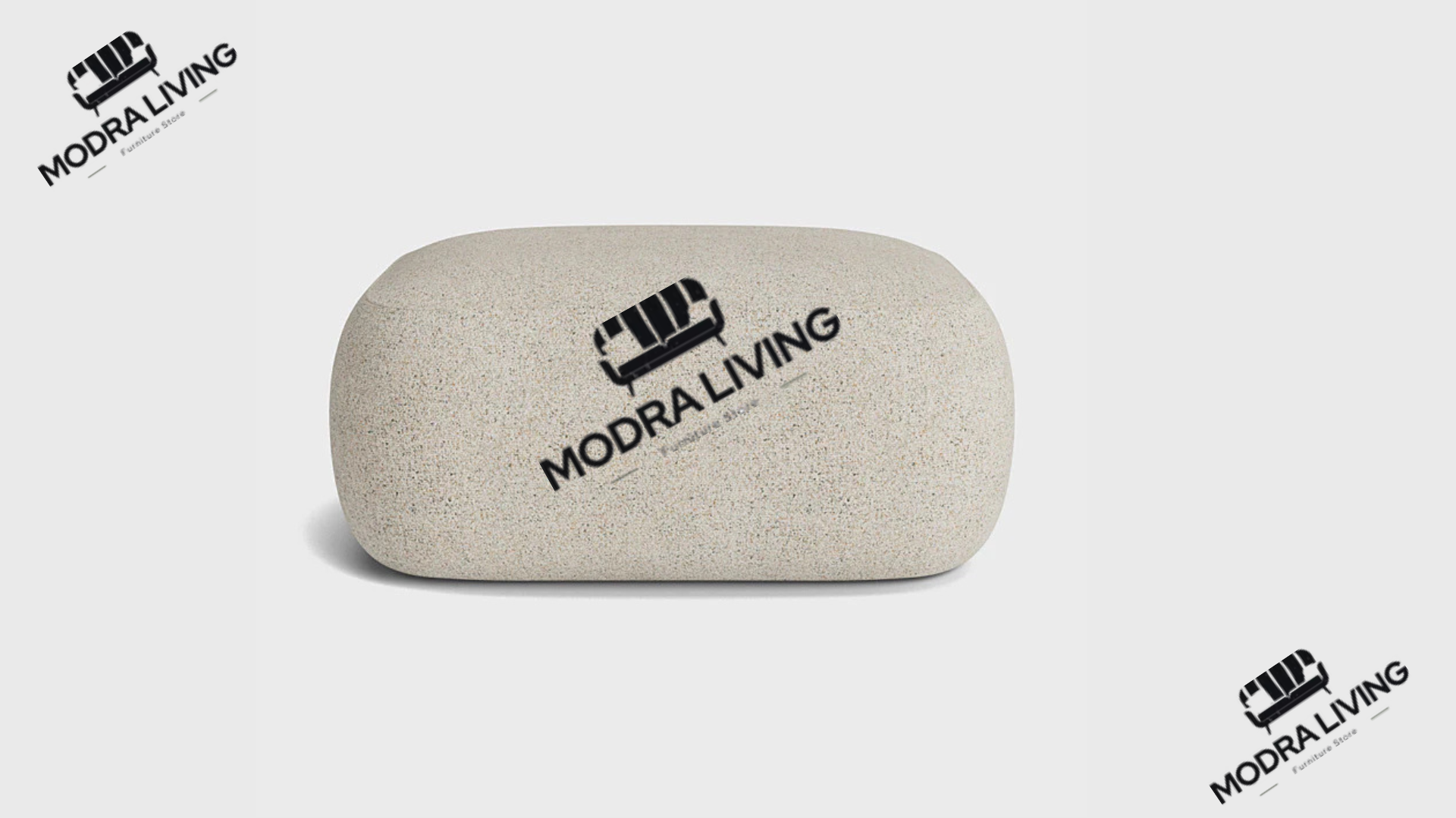 Footstool Dusty Cream