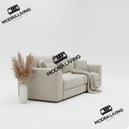 Zentra Modra 2-Seater Sofa