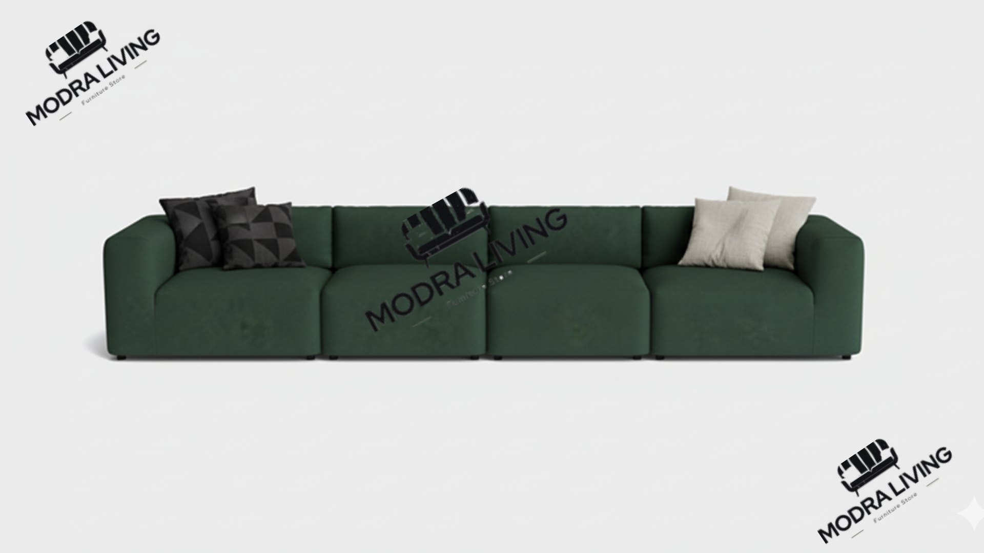 XL Sofa Forest Green