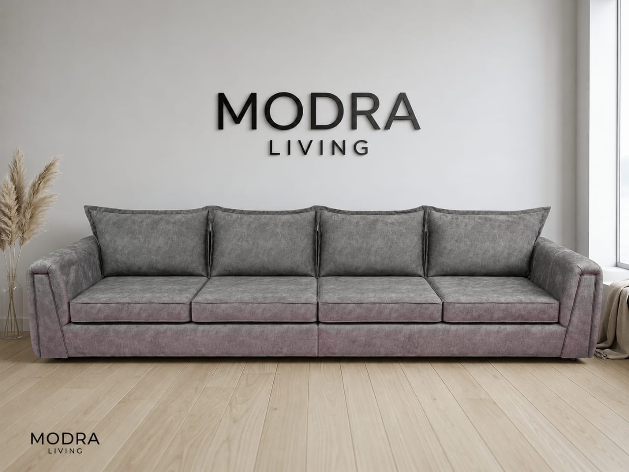 Verona 4-Seater Premium Fabric Sofa