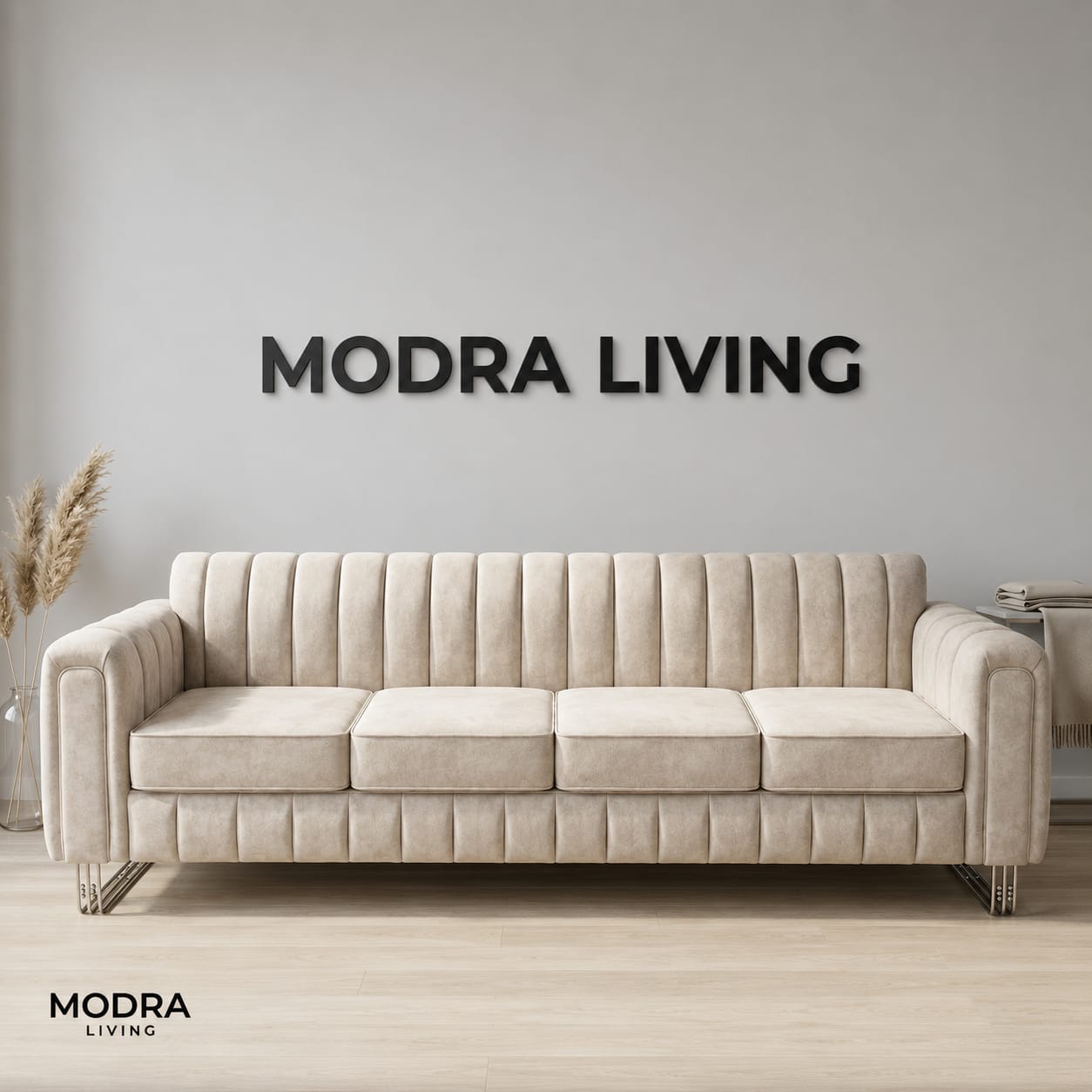Siena 4-Seater Premium Fabric Sofa