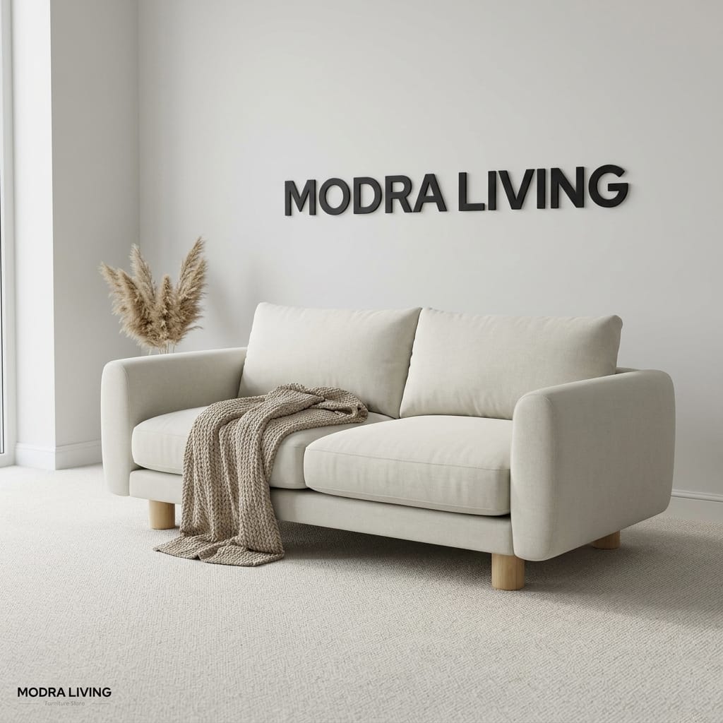 Alora Modra 2-Seater Sofa