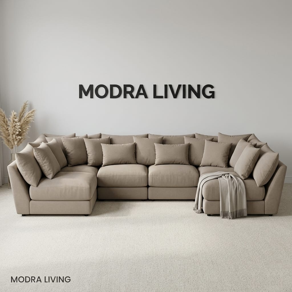 Forma XL U-Shape Sofa – Open End Configuration